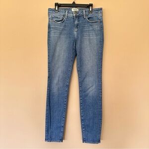 L’Agence Skinny Jeans Women 28 Blue Denim Pants Mid Rise Designer Stretch